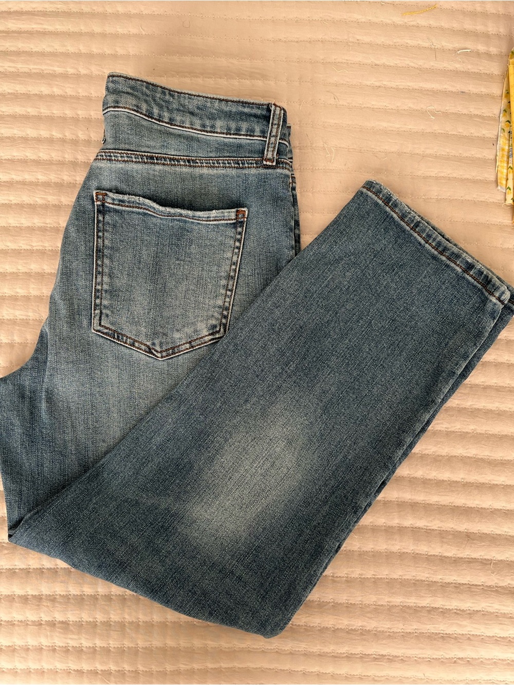 Kut from the Kloth Faded Light Blue Wide Leg Jeans